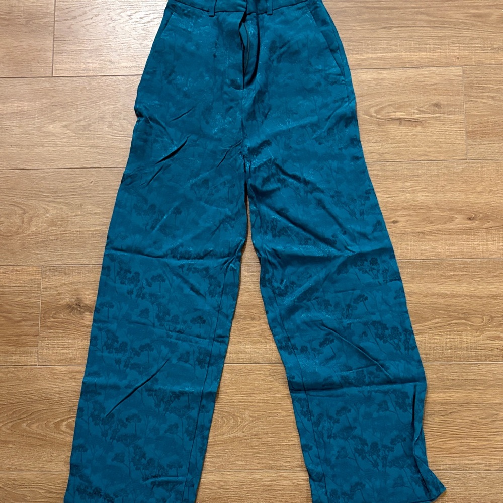 Zara Teal Trousers
